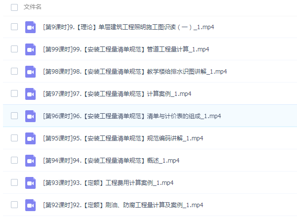 安装造价全专业训练营(水暖电+通风消防)