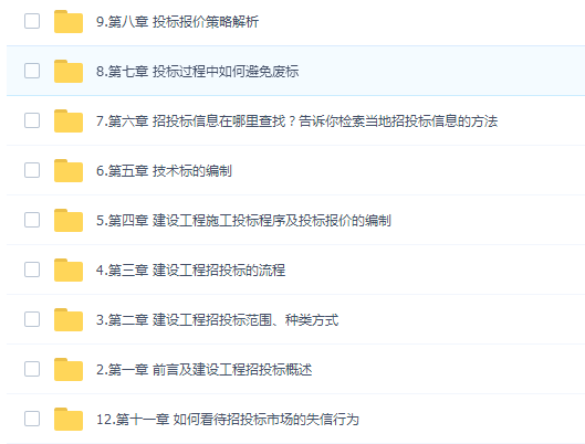 手把手教你招投标从入门到独立完成标书(招投标采购专家+投标报价技巧+技术标编制+行业技巧+电子招投标)