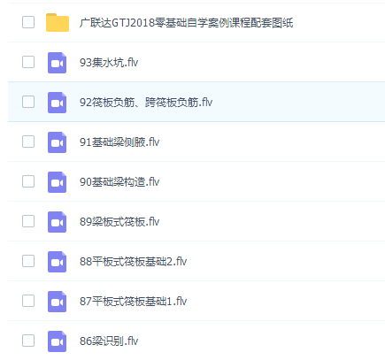 广联达GTJ2018零基础自学案例视频课程