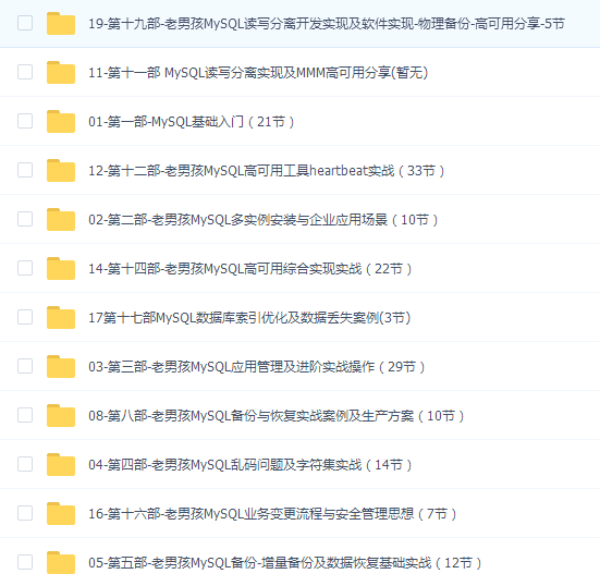 Mysql DBA 运维