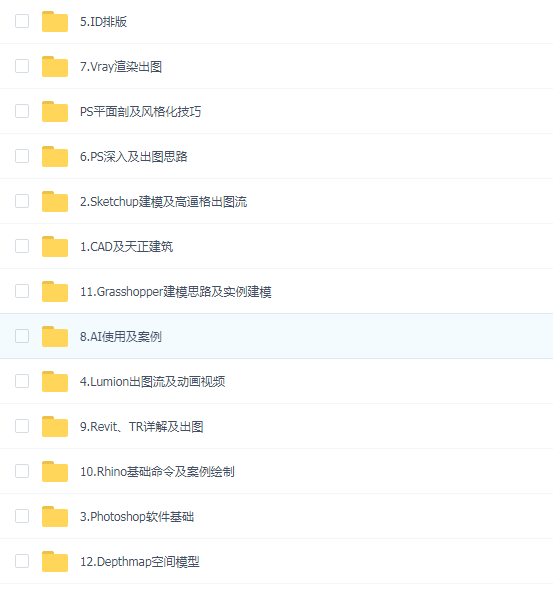 建筑专业多软件设计营——深度大师班 高效全能班