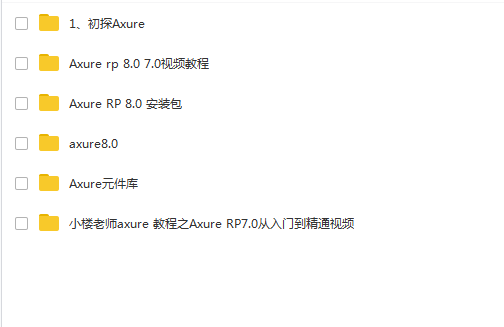 Axure RP7.0 8.0从入门到精通视频