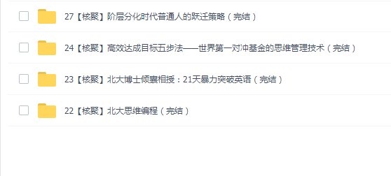 核聚系列《阶层分化时代普通人的跃迁策略》等4部