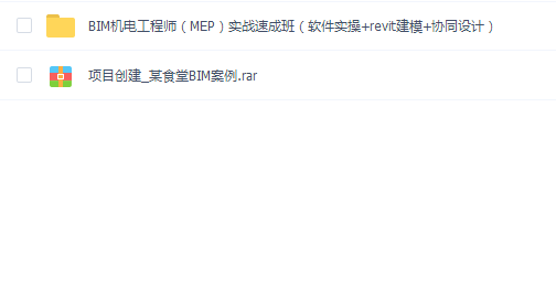 BIM机电工程师速成班