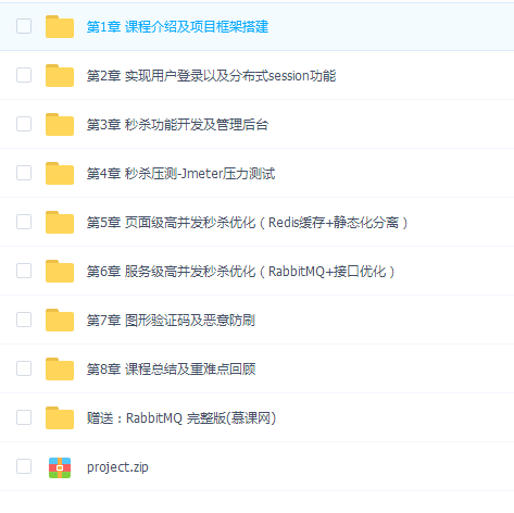 Java秒杀系统方案优化 高性能高并发实战