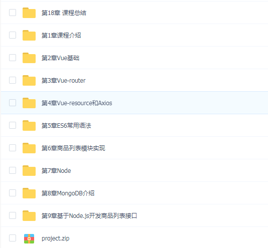 Vue2.0+Node.js+MongoDB全栈打造商城系统