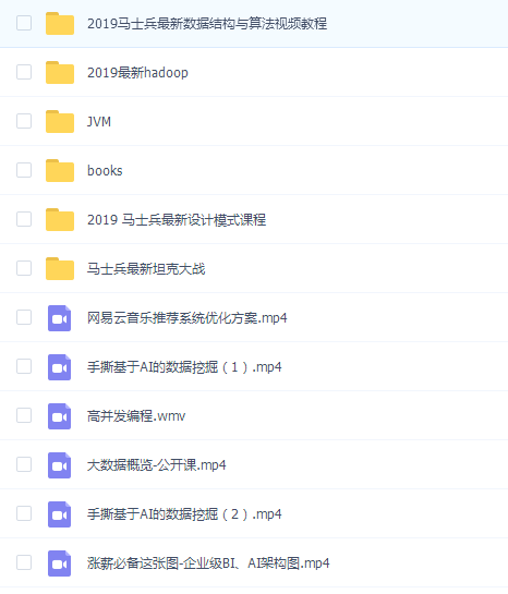 2019最新马士兵算法和设计