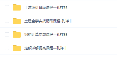 土建全套实战精品课程-孔祥非