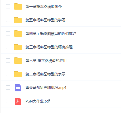 深蓝学院 - 概率图模型