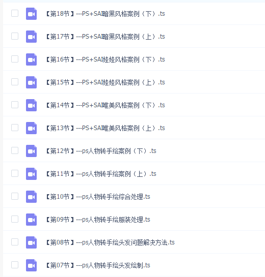 ps转手绘