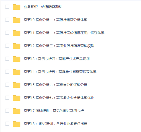 业务知识一站通,数据分析师的第一堂企业实战课(18章116课时完整版)