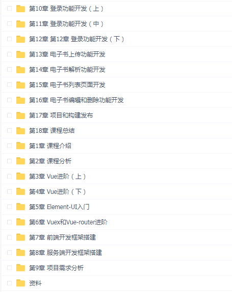 Vue Element+Node.js开发企业通用管理后台系统