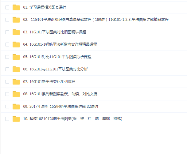 解读16G101-1-2-3钢筋平法图集识图算量三维平法图集讲解视频教程