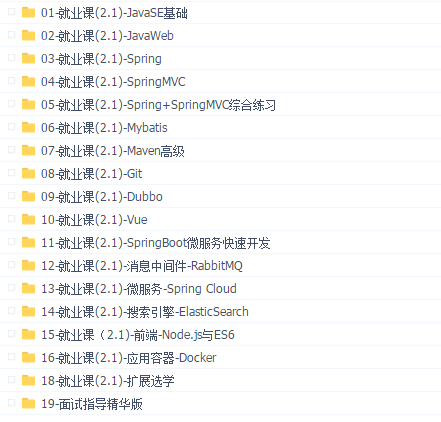 黑马Java就业班2