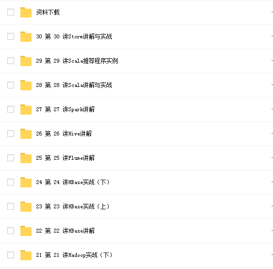 云计算与大数据零基础特训班【王继峰】【万门大学】