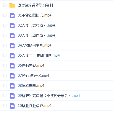 冷锋过境角色绘画创作班2020