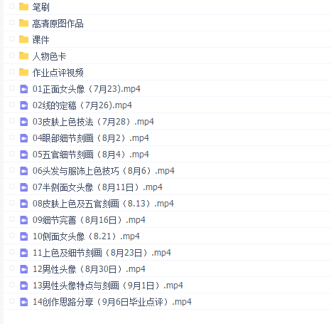 gua老师iPad人物头像特训班