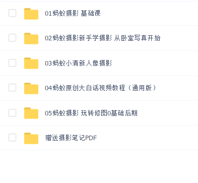 蚂蚁摄影教程