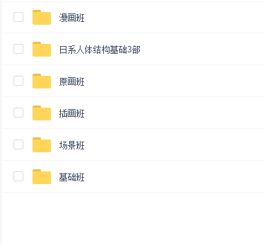 饭糕学院全系列32套合集(漫画班 日系人体结构基础 原画班 场景班 基础班 插画班)798G