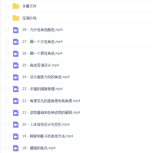 허성무时尚动态角色设计班2021