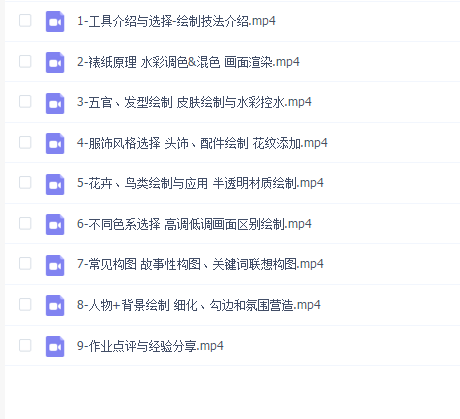 『专业课』【自由画师】鹤相欢手绘水彩基础班-大触来了