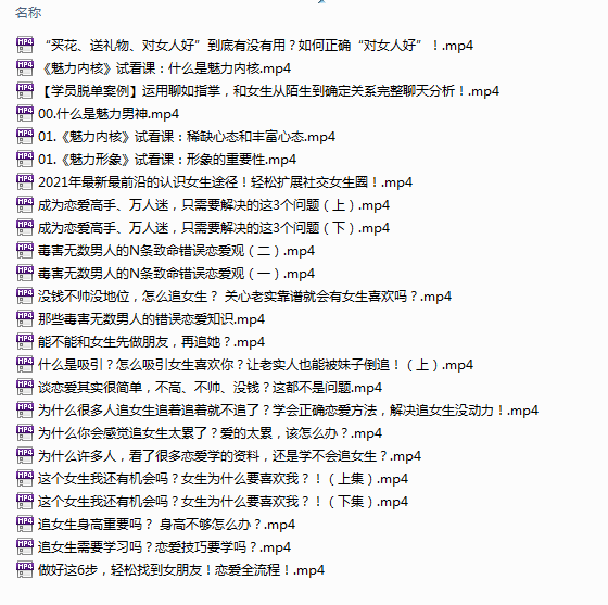 恋爱速成班
