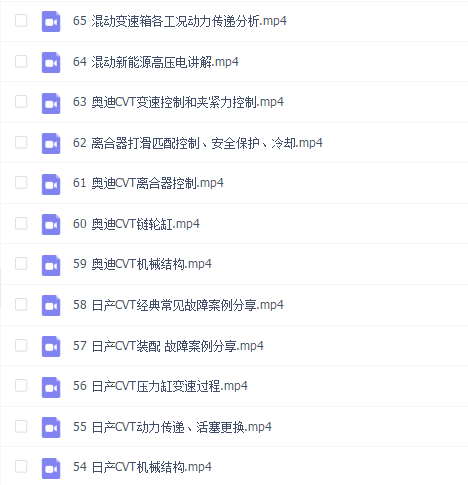 易学通大师班2021自动变速器08( 73G)
