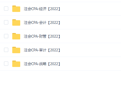 2022CPA 注册会计师(1239G)