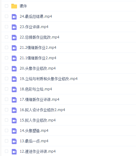 涂弥角色设计第2期2021年【画质不错有课件】