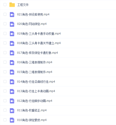 白无常C4D人物ip角色绑定动画教程