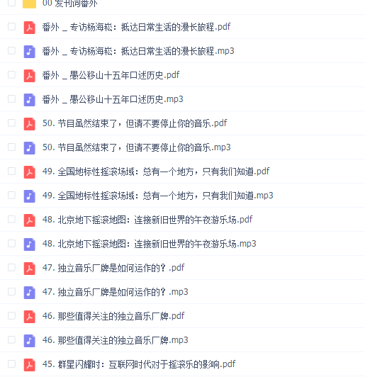 中国摇滚小史【完结】