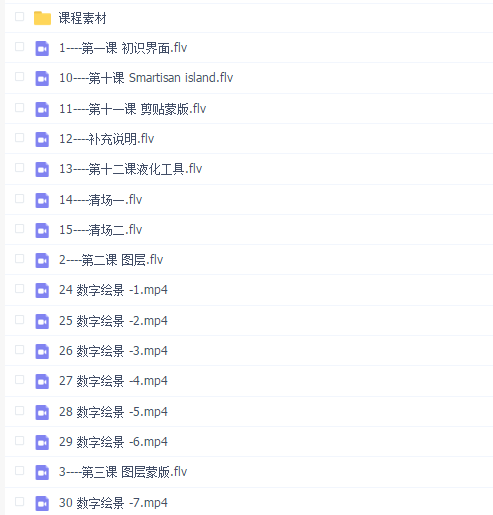 【最简单的魔法】李文全 Photoshop 视频教程30集带素材