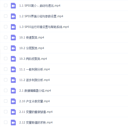 SPSS统计分析从入门到精通(版本二)