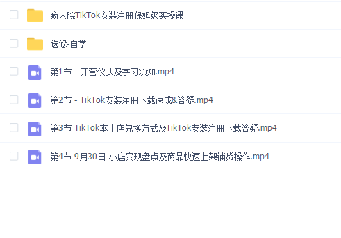 TikTok Shop本土+跨境 双店带货训练营(第十五期)