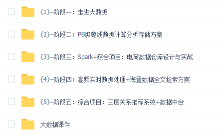 体系课-大数据工程师2022