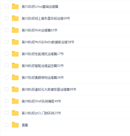 Linux高级架构师实战提升