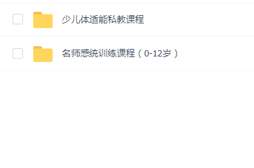 少儿体适能私教课程(284G)