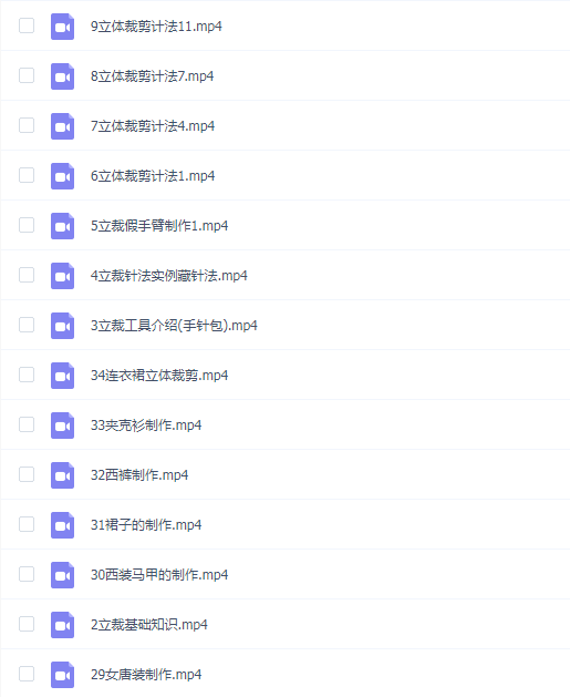 服装设计师(39.66课时)