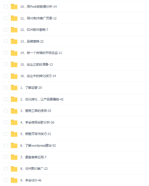 【暖石运营】掌握更专业的技能360课时