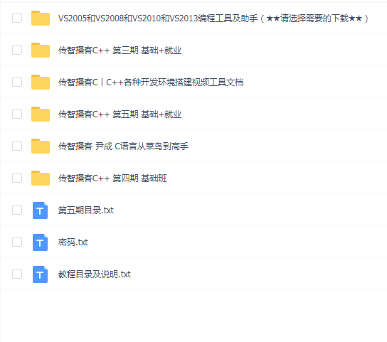 【全网最全】2014传智播客C++全年整合版