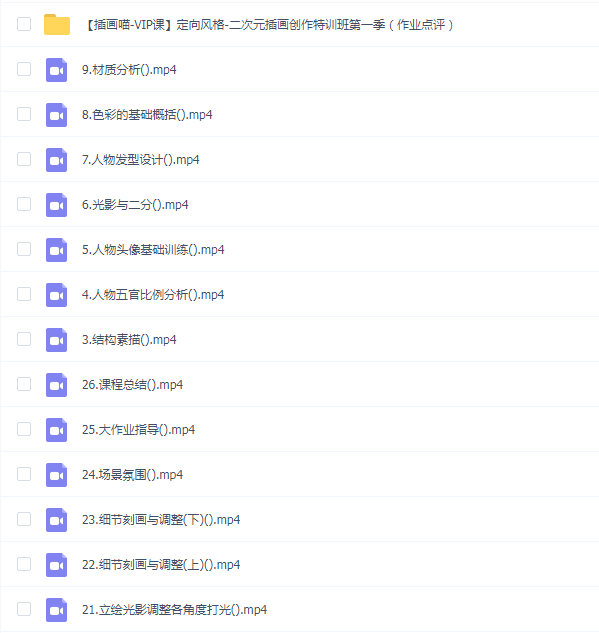 僵僵僵酱2022二次元插画创作特训班第一季
