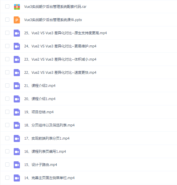 朝夕教育-零基础全新VUE3实战项目