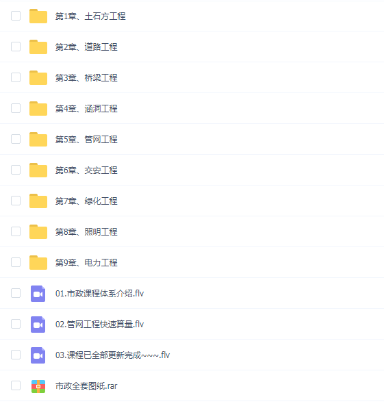 建筑课堂 市政工程算量及神算技巧 刘会元
