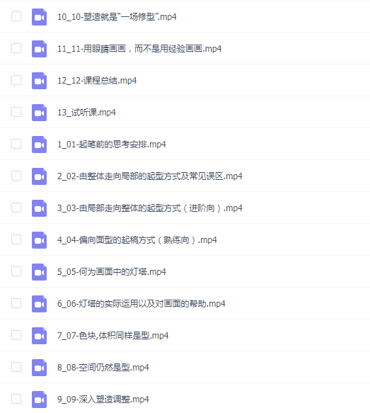 大孟一场素描的观察方式人像篇
