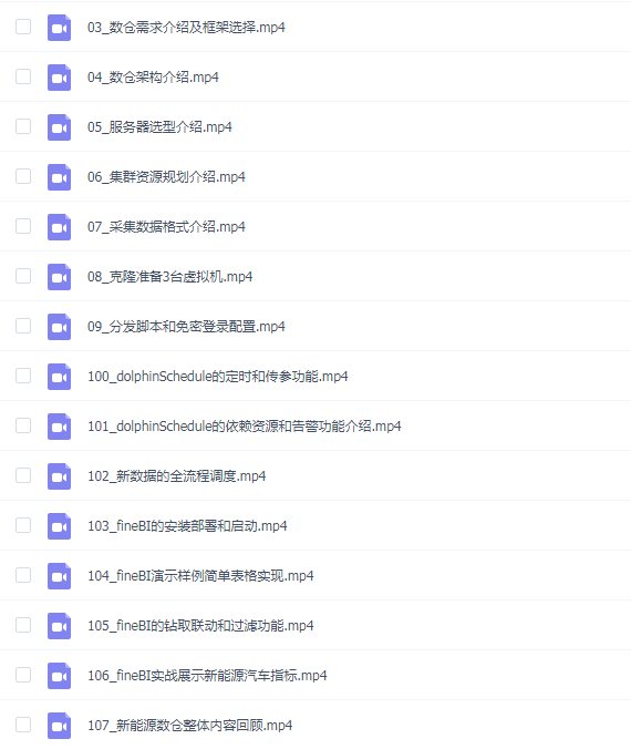 大数据技术之新能源汽车数仓