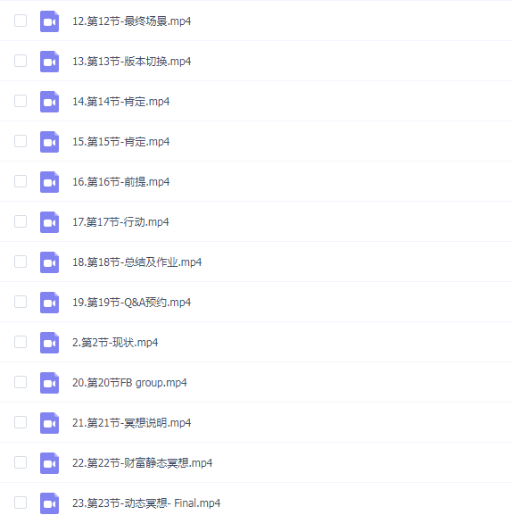 【生而富裕 财富VIP 】高端自学课程