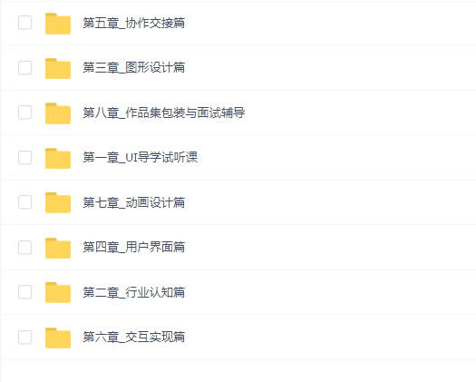 孔晨UI设计系统实战班第4期