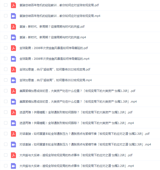 宏观变局的应对之道·袁骏