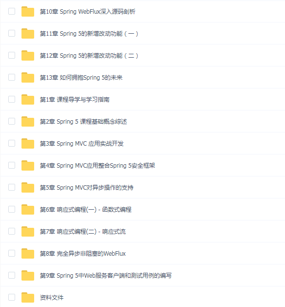 14小时讲透Spring5新特性