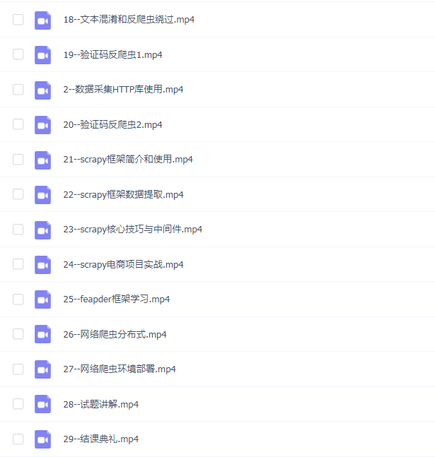图灵 Python爬虫高级开发工程师【第五期】